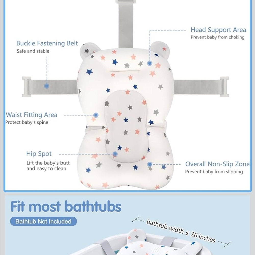 Baby Bath Support Cushion - Picture 5 of 5
